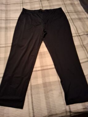 Men's Black Dress Pants - Classic Straight Fit